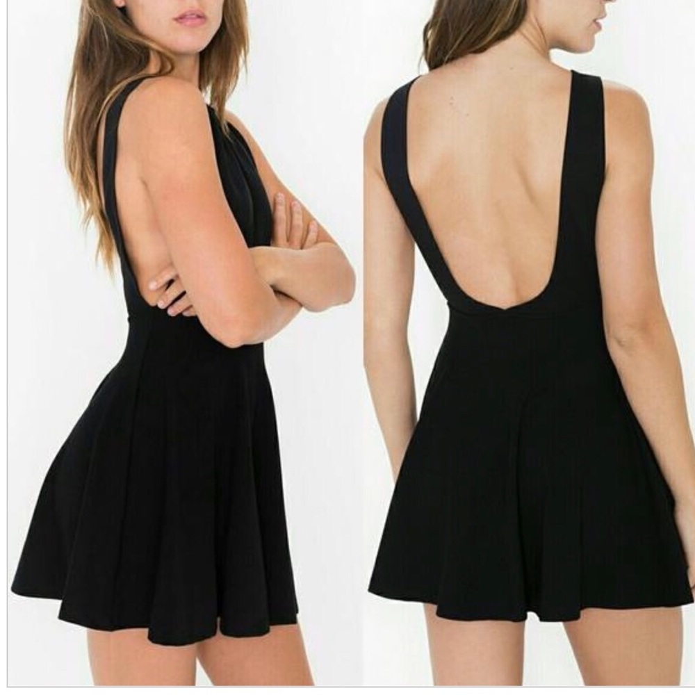 American Apparel “Ponte Sleeveless Skater Dress”